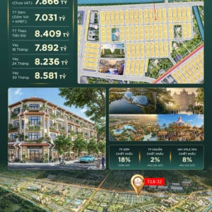 Bán liền kề Vinhomes Saigon Park – Mã căn TL8-32