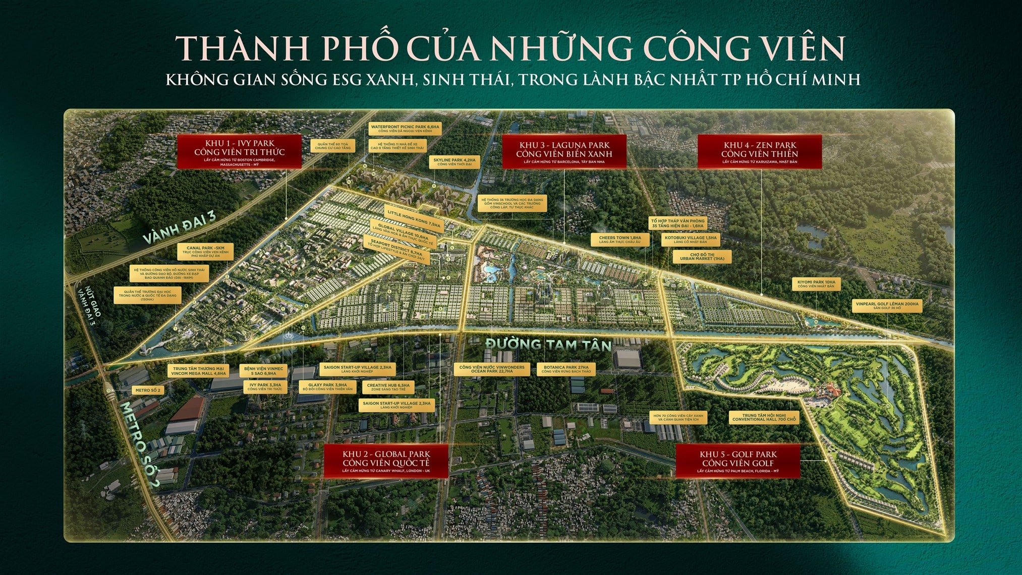 Thành phố của những công viên