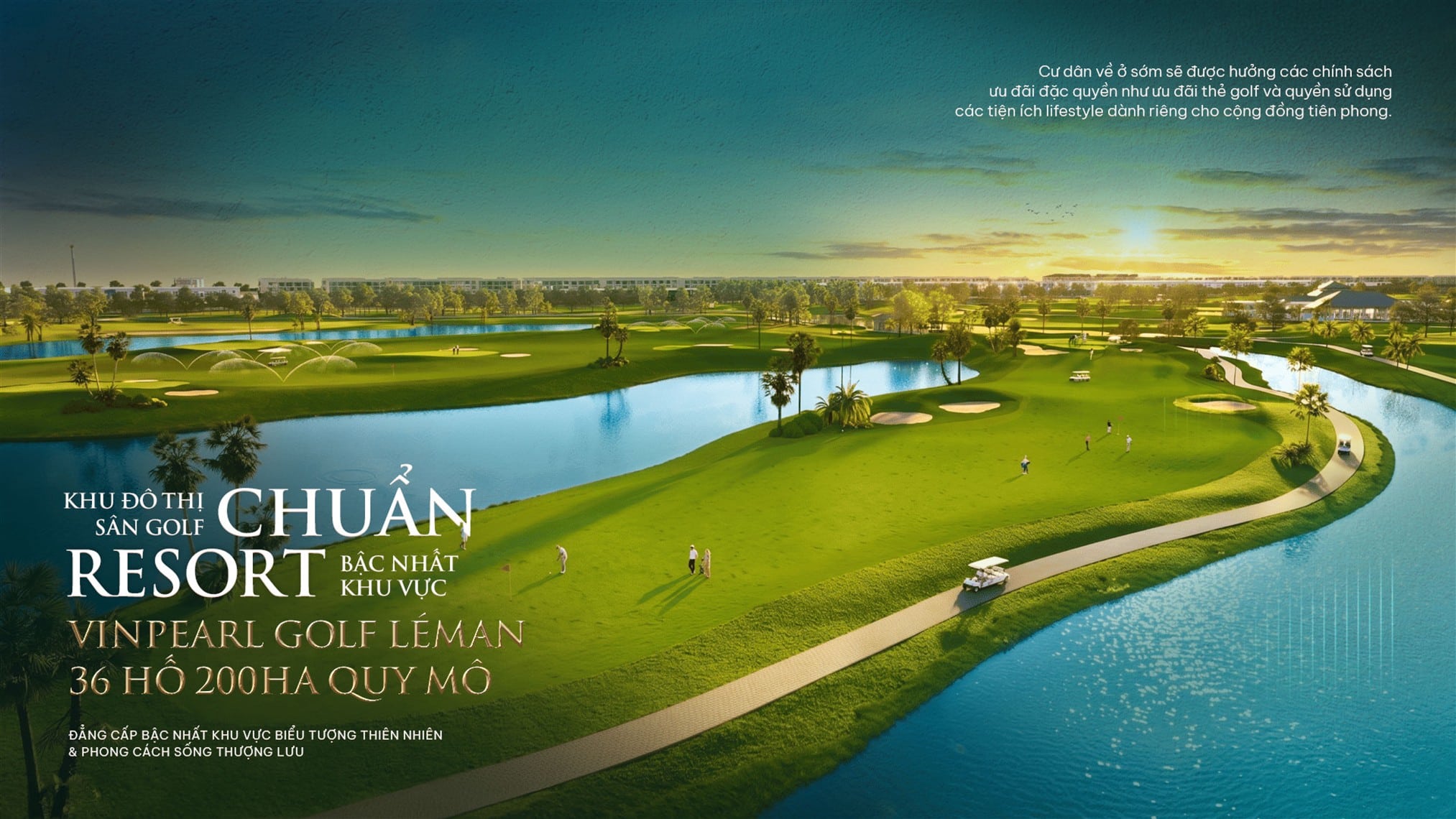 Vinpearl Golf Léman 36 hố, 200 ha