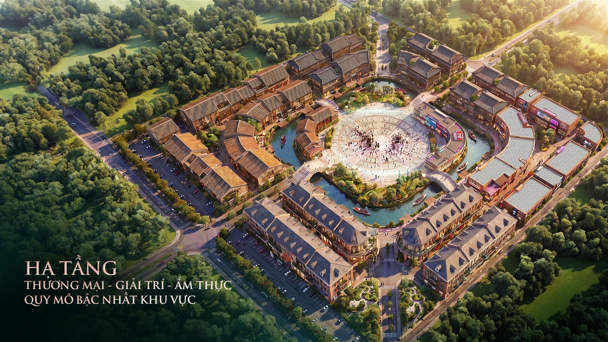Hạ tầng thương mại – giải trí – ẩm thực quy mô lớn